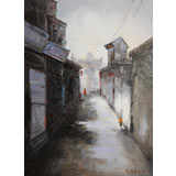 郭麗巖 《小巷》 布面油畫