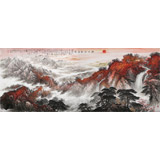 【已售可訂制】李碧峰 大丈二《江山如此多嬌》 中國書畫家協會理事