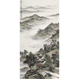 劉金河 四尺《征帆片片似沙鷗》 中國美術家協會會員（詢價）